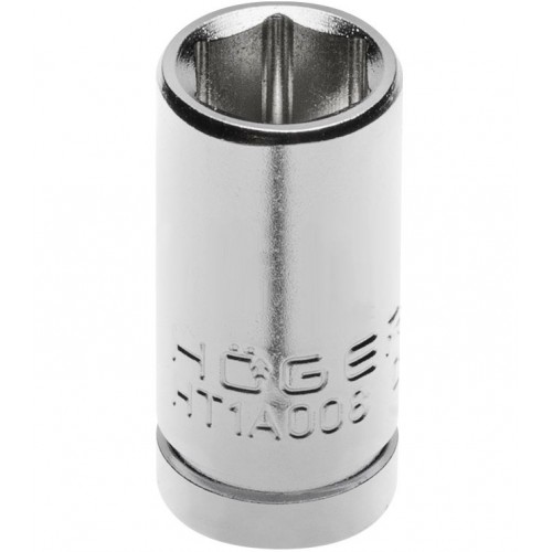 HOEGERT Торцевая головка шестигранная 1/4", 14 мм, CrV50BV30, DIN 3124, ASS-drive