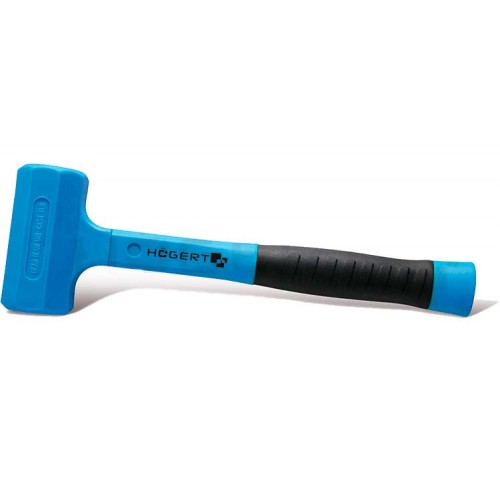 HOEGERT Молоток безынерционный 680 г, с рукояткой из стекловолокна