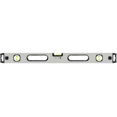 HOEGERT Уровень алюминиевый 100 см, (3-х пузырьковый), вертикальный вид