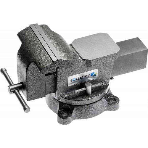 HOEGERT Тиски слесарные поворотные 125 мм