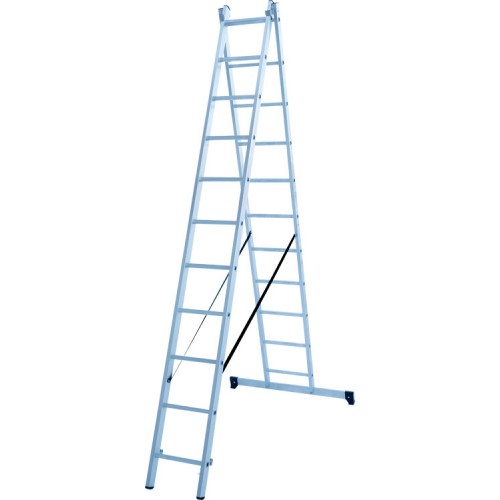 Лестница алюминиевая двухсекционная 11 ступеней NV 1220 артикул 1220211