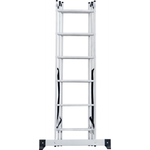 Лестница алюминиевая трёхсекционная 6*3 ступеней NV 1230 артикул 1230306 Новая высота