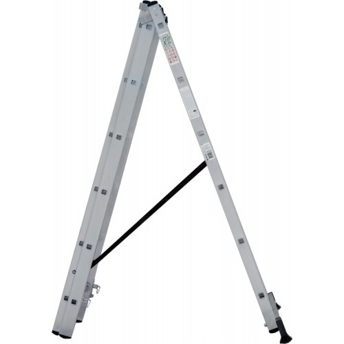 Лестница алюминиевая трёхсекционная 6*3 ступеней NV 1230 артикул 1230306 Новая высота