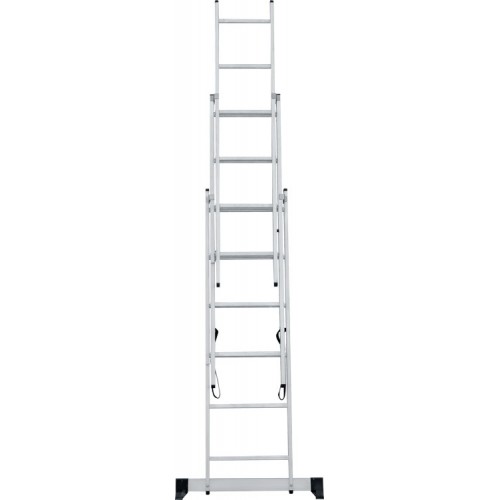 Лестница алюминиевая трёхсекционная 6*3 ступеней NV 1230 артикул 1230306 Новая высота