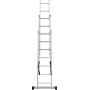 Лестница алюминиевая трёхсекционная 7*3 ступеней NV 1230 артикул 1230307 Новая высота