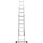 Лестница алюминиевая трёхсекционная 7*3 ступеней NV 1230 артикул 1230307 Новая высота