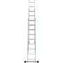 Лестница алюминиевая трёхсекционная 9*3 ступеней NV 1230 артикул 1230309 Новая высота