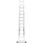 Лестница алюминиевая трёхсекционная 9*3 ступеней NV 1230 артикул 1230309 Новая высота