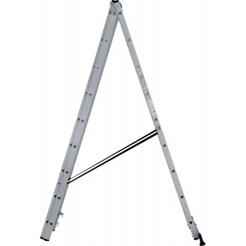 Лестница алюминиевая трёхсекционная 9*3 ступеней NV 1230 артикул 1230309 Новая высота