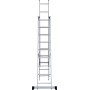 Лестница алюминиевая трёхсекционная 9*3 ступеней NV 1230 артикул 1230309 Новая высота