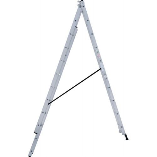 Лестница алюминиевая трёхсекционная 10*3 ступеней NV 1230 артикул 1230310 Новая высота