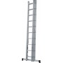 Лестница алюминиевая трёхсекционная 10*3 ступеней NV 1230 артикул 1230310 Новая высота