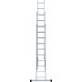 Лестница алюминиевая трёхсекционная 10*3 ступеней NV 1230 артикул 1230310 Новая высота