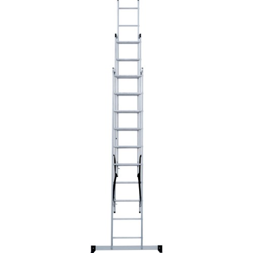 Лестница алюминиевая трёхсекционная 10*3 ступеней NV 1230 артикул 1230310 Новая высота