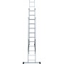 Лестница алюминиевая трёхсекционная 10*3 ступеней NV 1230 артикул 1230310 Новая высота