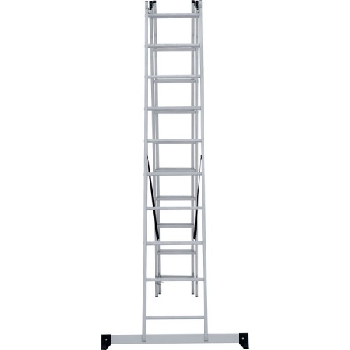 Лестница алюминиевая трёхсекционная 10*3 ступеней NV 1230 артикул 1230310 Новая высота