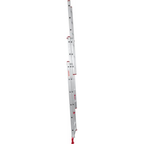 Лестница алюминиевая трёхсекционная 6*3 ступеней NV 2230 артикул 2230306 Новая высота