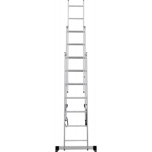 Лестница алюминиевая трёхсекционная 7*3 ступеней NV 2230 артикул 2230307 Новая высота