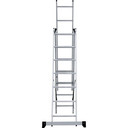 Лестница алюминиевая трёхсекционная 7*3 ступеней NV 2230 артикул 2230307 Новая высота