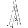 Лестница алюминиевая трёхсекционная 7*3 ступеней NV 2230 артикул 2230307 Новая высота