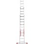 Лестница алюминиевая трёхсекционная 10*3 ступеней NV 2230 артикул 2230310 Новая высота