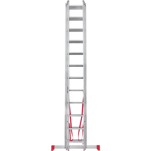 Лестница алюминиевая трёхсекционная 12*3 ступеней NV 2230 артикул 2230312 Новая высота