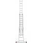 Лестница алюминиевая трёхсекционная 12*3 ступеней NV 2230 артикул 2230312 Новая высота
