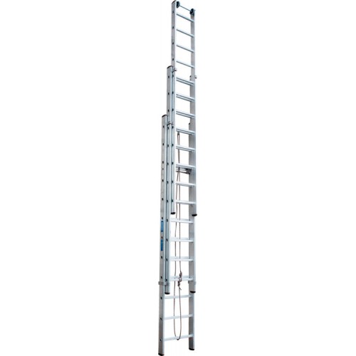 Лестница трёхсекционная с тросовой тягой 12*3 ступеней NV 5250 артикул 5250312 Новая высота
