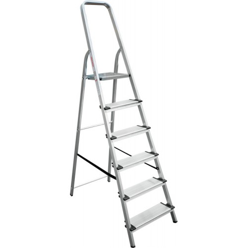 Стремянка алюминиевая, 6 ступеней 130 мм NV 1117 артикул 1117106