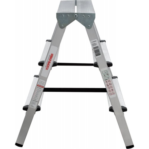 Стремянка алюминиевая двухсторонняя 4 ступени NV 1120 артикул 1120204