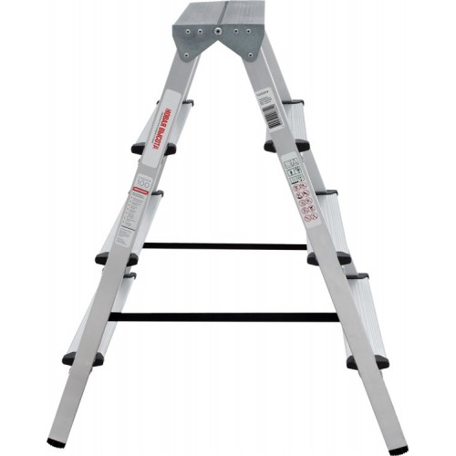 Стремянка алюминиевая двухсторонняя 4 ступени NV 1120 артикул 1120204