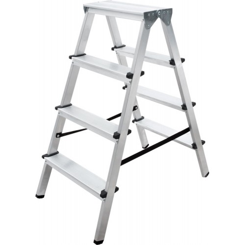 Стремянка алюминиевая двухсторонняя 4 ступени NV 1120 артикул 1120204
