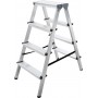 Стремянка алюминиевая двухсторонняя 4 ступени NV 1120 артикул 1120204
