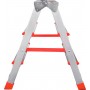 Стремянка алюминиевая двухсторонняя профессиональная 3 ступени NV 3120 артикул 3120203