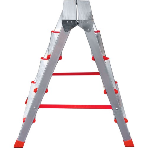 Стремянка алюминиевая двухсторонняя профессиональная 4 ступени NV 3120 артикул 3120204