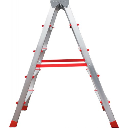 Стремянка алюминиевая двухсторонняя профессиональная 5 ступеней NV 3120 артикул 3120205