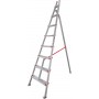 Стремянка алюминиевая садовая 8 ступеней NV 5190 артикул 5190108
