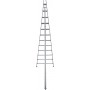 Стремянка алюминиевая садовая 12 ступеней NV 5190 артикул 5190112