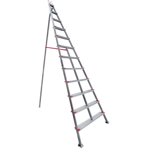 Стремянка алюминиевая садовая 12 ступеней NV 5190 артикул 5190112