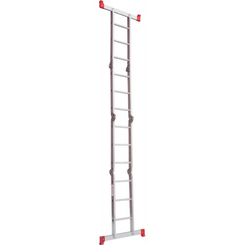 Четырёхсекционная алюминиевая многофункциональная лестница-трансформер NV 2320 артикул 2320403