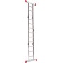 Четырёхсекционная алюминиевая многофункциональная лестница-трансформер NV 2320 артикул 2320403