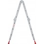Четырёхсекционная алюминиевая многофункциональная лестница-трансформер NV 2320 артикул 2320403