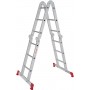 Четырёхсекционная алюминиевая многофункциональная лестница-трансформер NV 2320 артикул 2320403