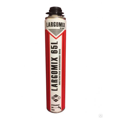 LARGOMIX 65L - всесезонная монтажная пена - 870 мл