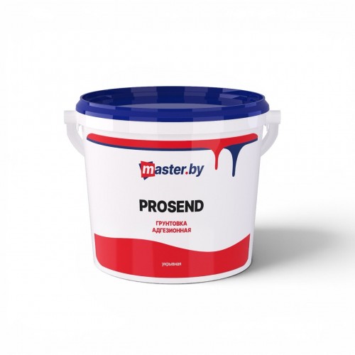 MASTER.BY PROSEND - адгезионная кварцевая грунтовка - 5л (6,5 кг)