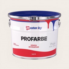 MASTER.BY  PROFARBE 7 - Моющаяся шелковисто-матовая интерьерная краска для стен и потолков 10л (12,0 кг)
