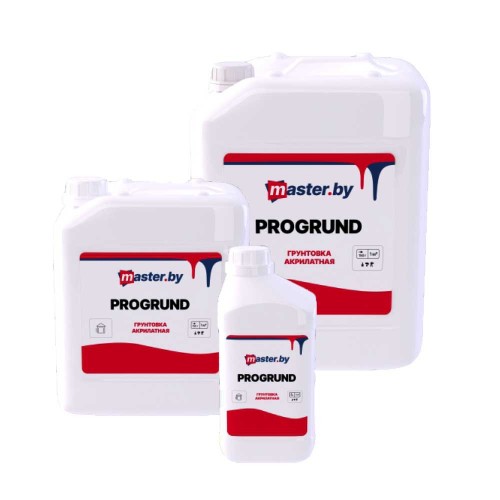 MASTER.BY PROGRUND -  акрилатная грунтовка глубокого проникновения - 10л (10,0 кг)