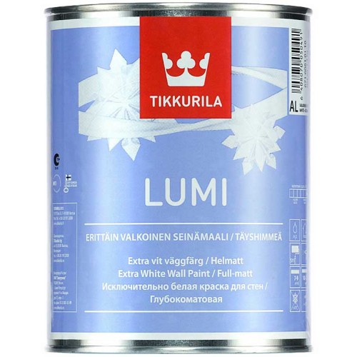 Tikkurila Lumi  - краска для стен и потолков - 0.9л