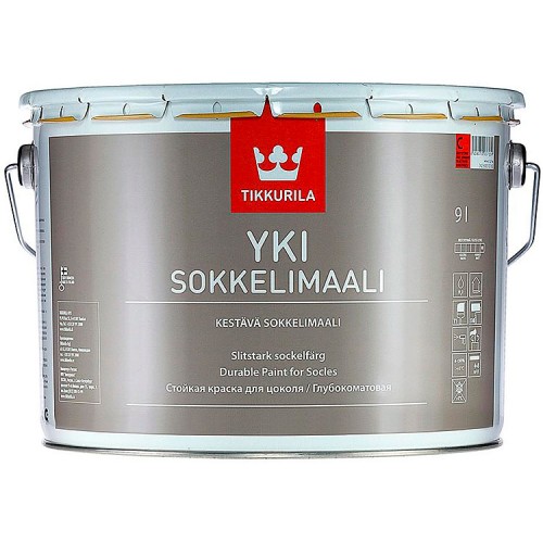 Tikkurila Yki - акрилатная краска для цоколя - 9.0л