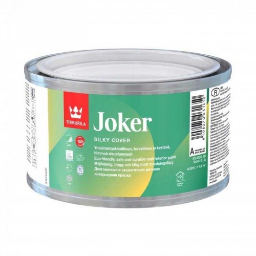 TIKKURILA JOKER  - краска для стен и потолков - 0.225л